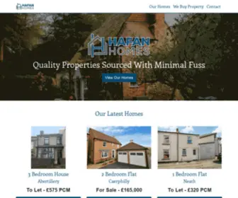 Hafanhomes.org(Hafan Homes) Screenshot