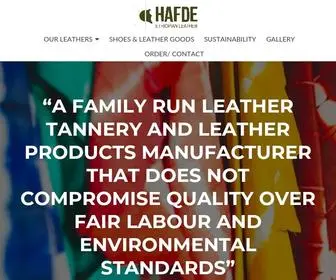 Hafde.com(Leather Tannery) Screenshot