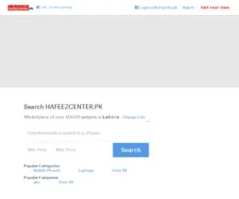 Hafeezcentre.pk(HAFEEZ CENTRE) Screenshot