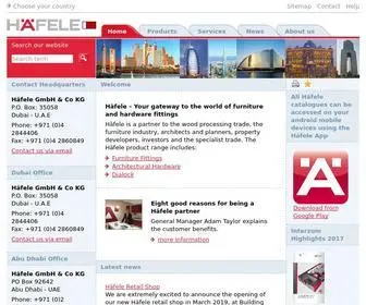 Hafele.ae(Hafele) Screenshot