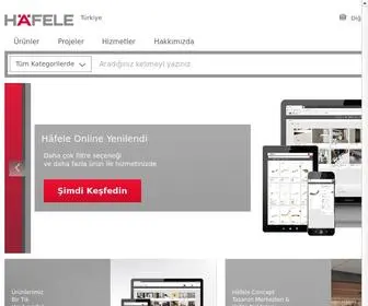 Hafele.com.tr(50.000 ürün 24 saat içinde teslim edilebilir) Screenshot
