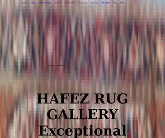 Hafezruggallery.com(Handmade Rugs) Screenshot