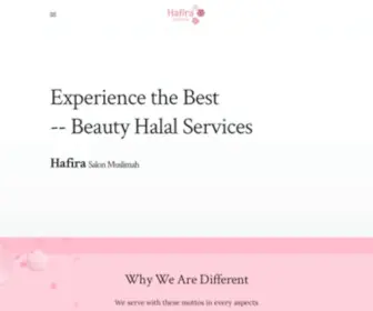 Hafirasalon.com(HAFIRA Salon Muslimah) Screenshot