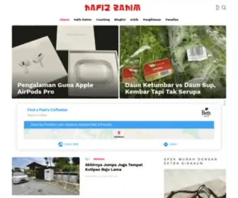 Hafizrahim.com(Hafiz Rahim) Screenshot