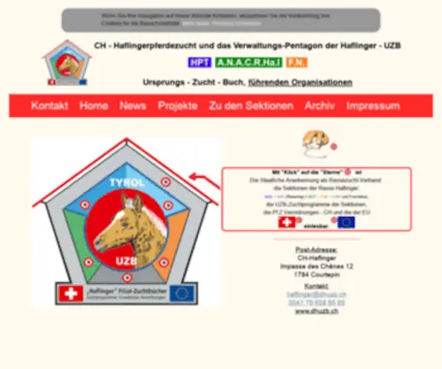 Haflinger-Swiss.ch(Haflinger Swiss) Screenshot