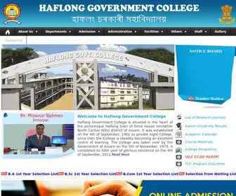 Haflonggovtcollege.ac.in(Viewer Point) Screenshot