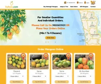 Hafoos.com(Looking for fresh juicy mangoes) Screenshot