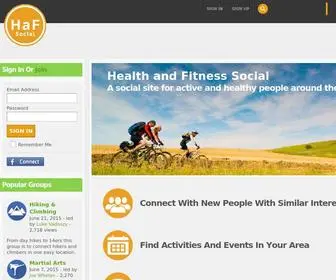 Hafsocial.com(Health and Fitness Social) Screenshot