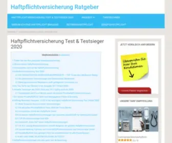 Haftpflichtversicherung-Testberichte.de(Haftpflichtversicherung Test) Screenshot