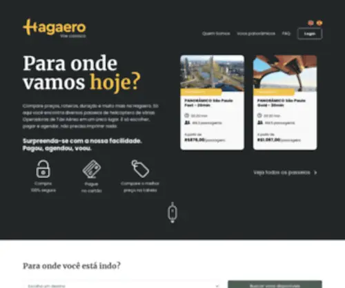 Hagaero.com.br(Reserva de Voo) Screenshot