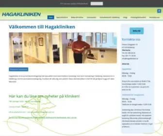 Hagakliniken.se(Hagakliniken i Göteborg) Screenshot