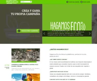 Hagamoseco.org(Hagamos Eco) Screenshot