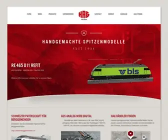 Hag.ch(HAG Modellbahnen GmbH) Screenshot
