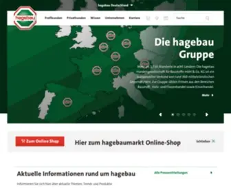 Hagebau.com(Handelsgesellschaft für Baustoffe mbH & Co) Screenshot