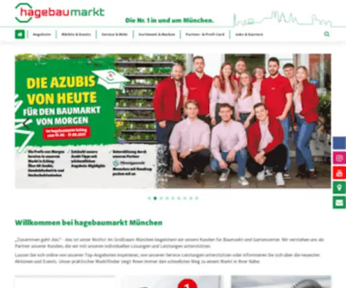 Hagebaumarkt-Muenchen.de(Hagebaumarkt München) Screenshot