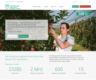 Hagel.ch(Im Dienst der Landwirtschaft) Screenshot