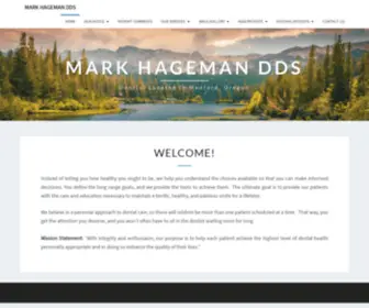 Hagemandds.com(Dentist located in Medford) Screenshot