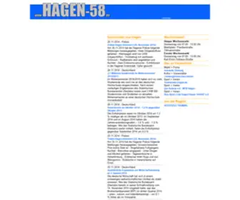 Hagen-58.de(Hagen) Screenshot
