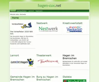 Hagen-Cux.net(Hagen im Bremischen) Screenshot