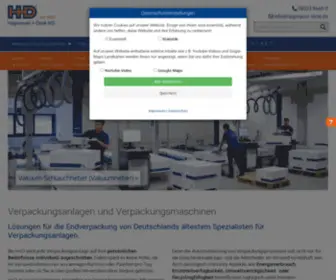 Hagenauer-Denk.de(Verpackungsanlagen und Verpackungsmaschinen von Hagenauer + Denk) Screenshot