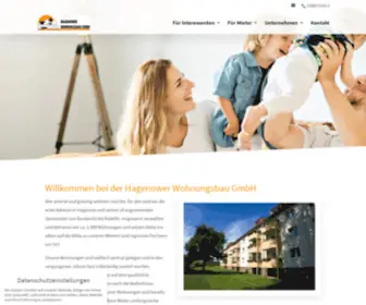 Hagenower-Wobau.de(Hagenower Wohnungsbau) Screenshot