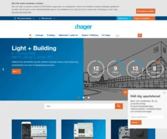 Hager.se(Hager Elektro AB Hager) Screenshot