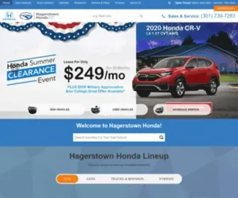 Hagerstownhonda.com(Hagerstown Honda) Screenshot