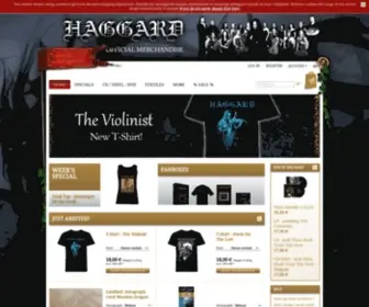 Haggard-Shop.de(Offizielles Merchandise) Screenshot