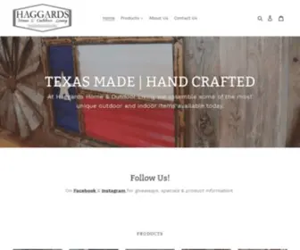 HaggardsrusticGoods.com(Haggards Rustic Goods) Screenshot