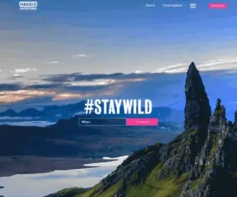 Haggisadventures.com(Budget Backpacker Tours of Scotland HAGGiS Adventures) Screenshot