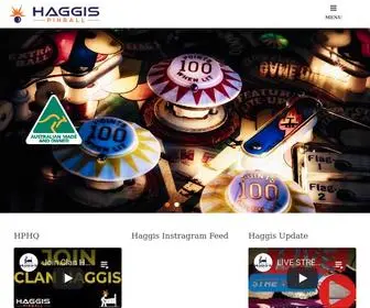 Haggispinball.com(Australian Pinball Machines) Screenshot