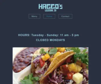 Haggosorganictaco.com(Haggos Organic Taco) Screenshot