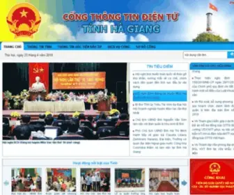 Hagiang.gov.vn(Trang ch) Screenshot