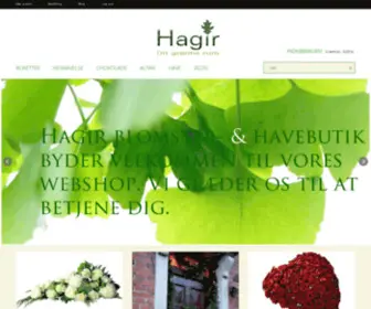 Hagir.dk(Hagir blomster og have butik) Screenshot