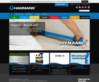 Hagmans.se(Takfärg) Screenshot