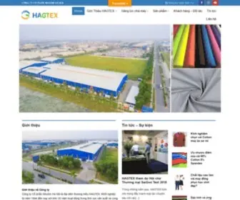 Hagtex.vn(Hanoi Dyeing Joint Stock Company) Screenshot