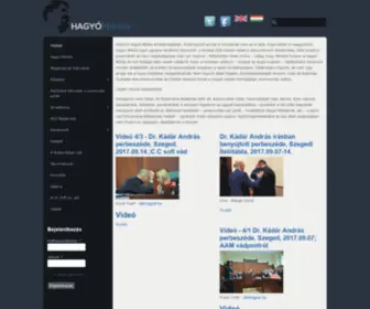 Hagyomiklos.com(Hagyomiklos) Screenshot