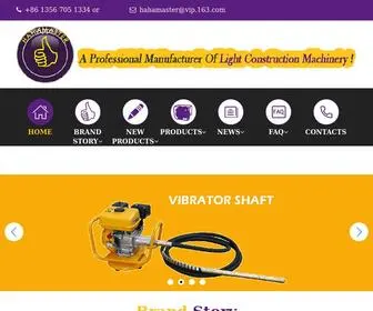 Hahamaster.com(Hahamater has manufacturer and trade company.factory's main production is light construction products) Screenshot