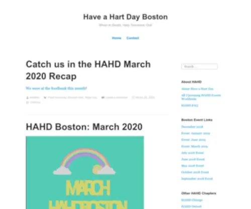 Hahdboston.wordpress.com(When in Doubt) Screenshot