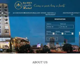 Hahienhotel.com.vn(Ha Hien Signature Hotel) Screenshot