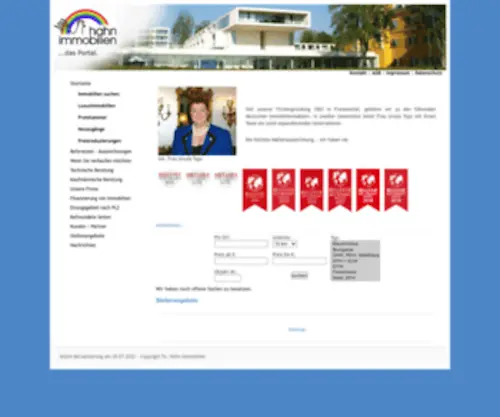 Hahn-Immobilien.net(Hahn Immobilien) Screenshot