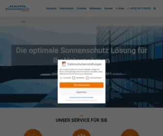 Hahn-Sonnenschutz.de(Hahn Sonnenschutz) Screenshot