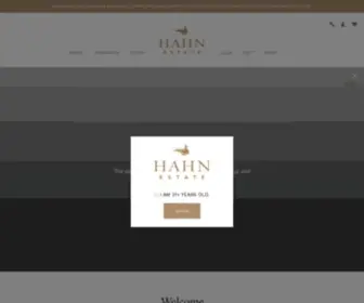 Hahnwines.com(Hahn Family Wines Home) Screenshot