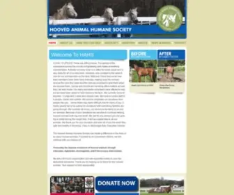 Hahs.org(Hooved animal abuse and neglect report to) Screenshot