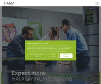 Hai-Aluminium.com(Hammerer Aluminium Industries) Screenshot