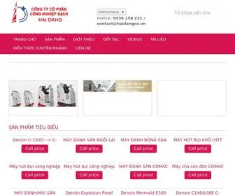Haidangco.vn(Hải Đăng chuyên cung cấp thiết bị vệ sinh công nghiệp nhập khẩu Châu Âu) Screenshot