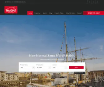 Haighandsons.co.uk(Haighs Estate Agents) Screenshot