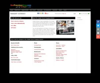 Haightshop.com(Haight Street Shopping District) Screenshot