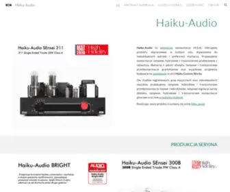 Haiku-Audio.pl(Strona w trakcie aktualizacji) Screenshot