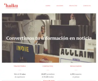 Haikucomunicacion.com(Medios de comunicación) Screenshot